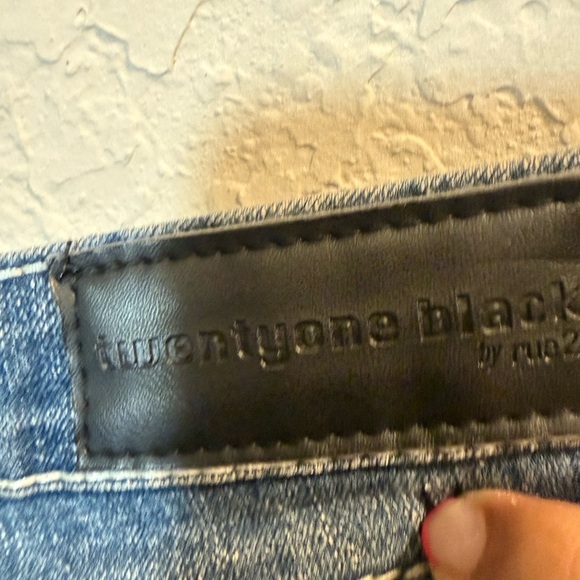 Twenty black Rue21 Blue Boot Cut Jeans Classic Denim size 11/12 R - Picture 6 of 6